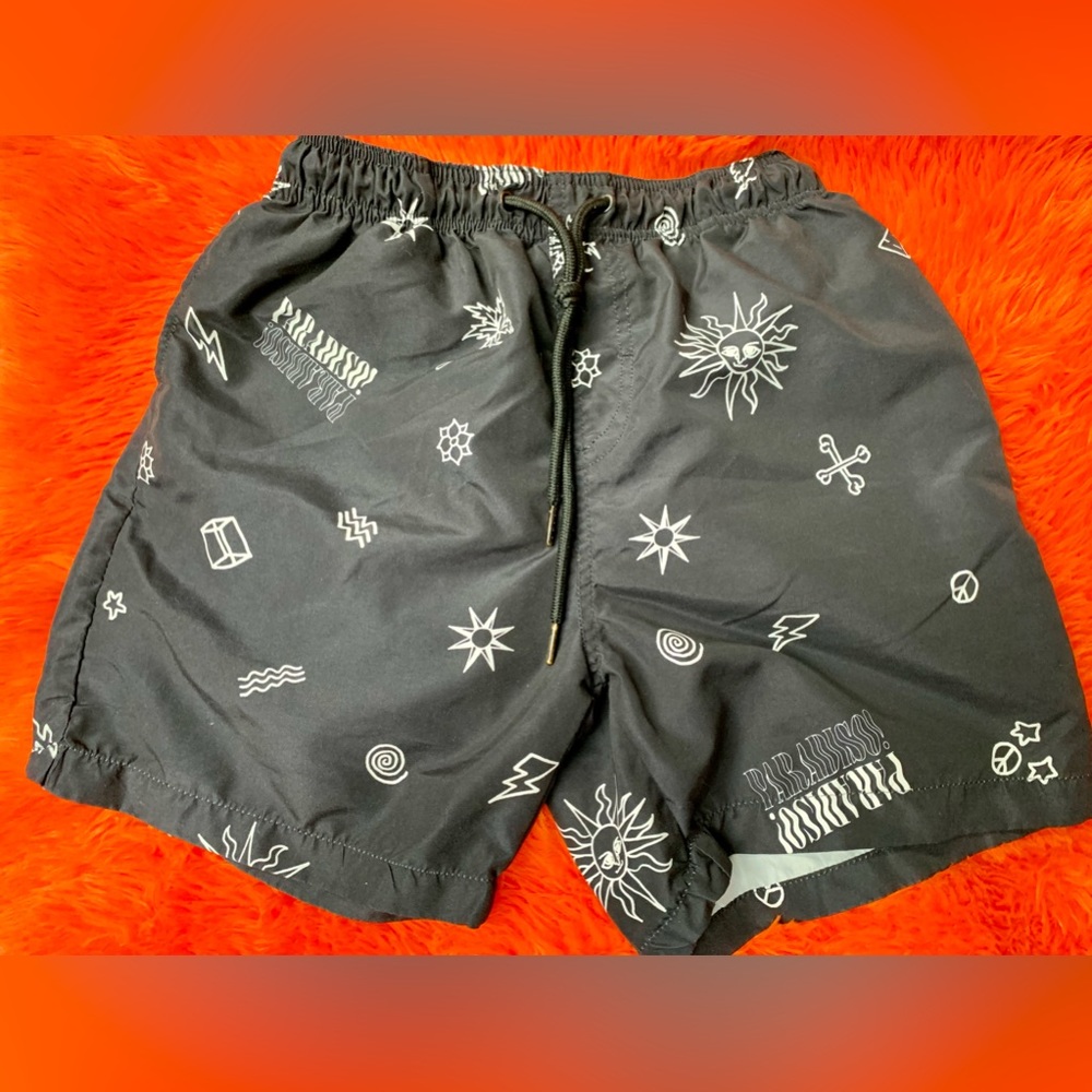 Paradiso black drawstring shorts Mens size M